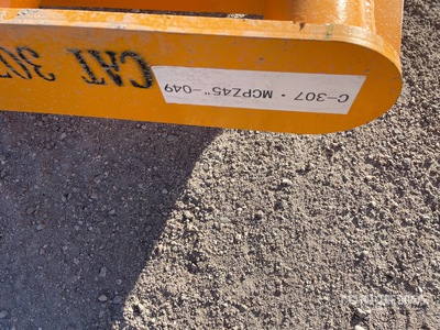 2026 GIYI Excavator Rake - Fits Cat 307 (Unused)
