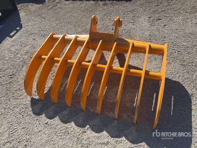 2026 GIYI 45 in Excavator Rake - Fits Cat 307 (Unused)