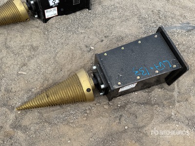 2026 GIYI GY-NWSЗ8 38 in Excavator Wood Splitting Auger Accessoire divers pour pelle (Unused)