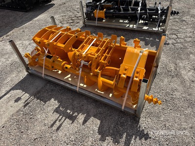 Quantity of (8) 2026 GIYI VCA-8 Mini Excavator Attachments エクスカベーター用アタッチメント - その他 - Fits Cat 301 (Unused)