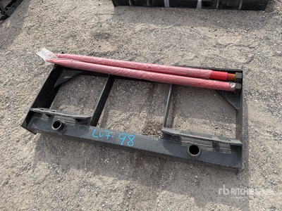 2026 GIYI GY-BF47 47 in Skid Steer Bale Spear - Fits BF47 (Unused)