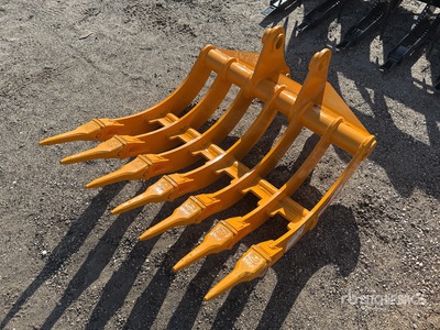 2026 GIYI 32 in Râteau de pelleteuse - Fits Cat 305 (Unused)