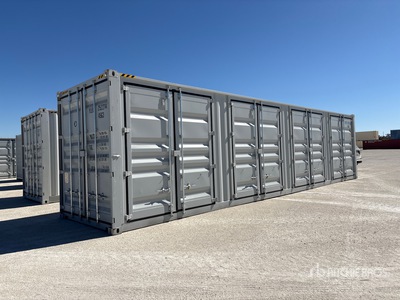 2025 40 ft High Cube Multi-Door Storage Container