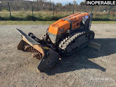 Energreen RoboMIDI Broyeur Sur Chenilles A Telecommande Tracked Mulcher Tractor (Inoperable)