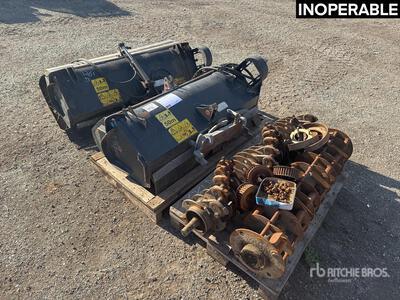 Energreen Foresty  Qte De Tetes De Broyeur Pour Robot Telecommande Qty Of Head Chipper (Inoperable)