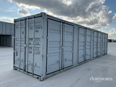 2025 40 ft High Cube Multi-Door Conteneur de stockage