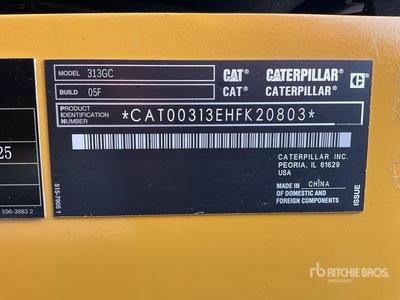 2025 Cat 313GC Excavadora Hidraulica (Sin Usar) / Tracked Excavator (Unused)