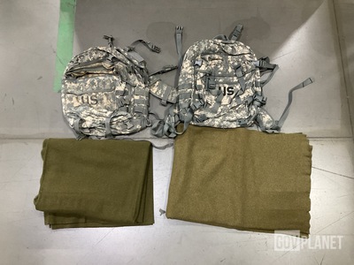 (45) Assault Packs & (55) Wool Blankets