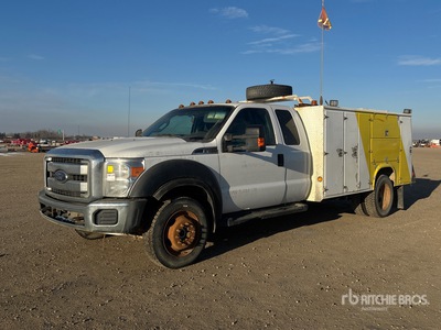 2014 Ford F-450 XLT 4x4 Extended Cab Utiliteits vrachtwagen