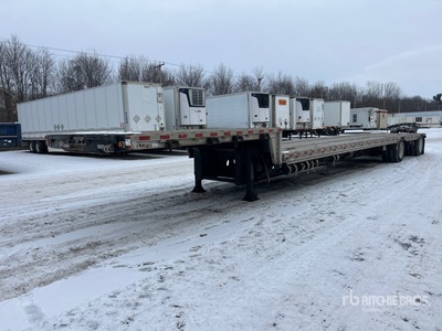 2000 Lode King 51 ft T/A Spread Axle Step Deck Trailer
