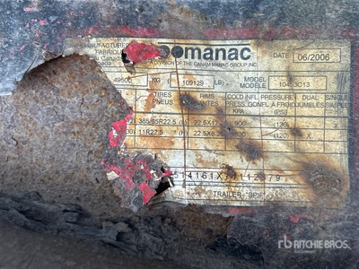 2007 Manac 53 ft Quad/A Remorque pour rideaux latéraux