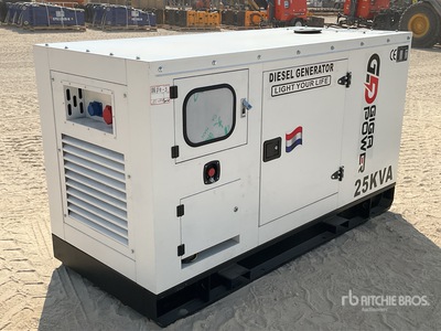 2025 Giga Power LT-W20GF 25 kVA Skid-Mounted Generator Set (Unused)