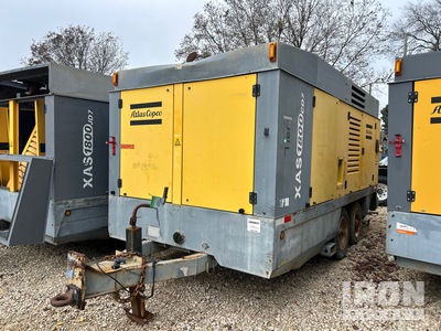 2012 Atlas Copco XAS 1800 CD7 1800 cfm Mobile Luftkompressor
