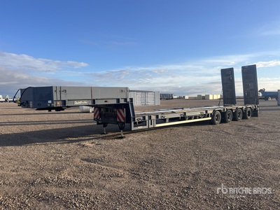 1992 Goldhofer STZ-L4-44 40 ton Quad/A - 15.8 m Extendable Remorque Surbaissée