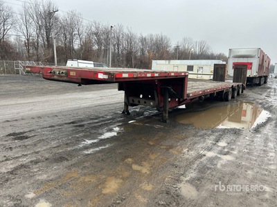 2018 North Tride 53 ft Tri/A Single Drop Step Deck Trailer