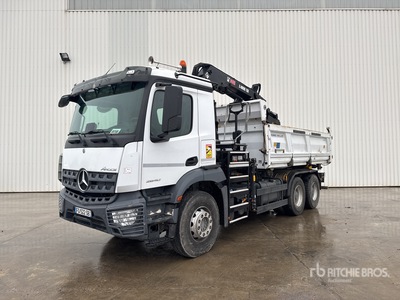 2019 Hiab BL158HD01417 5000 kg on 2020 Mercedes-Benz Arocs 2640 6x4 Camion Benne Avec Grue Kipper-Lkw mit Kran