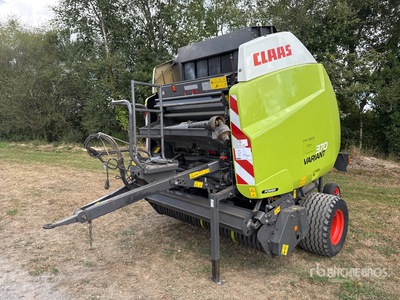 2014 Claas Variant 370 Presse A Balles Rondes 1 Essieu S/A Round Baler