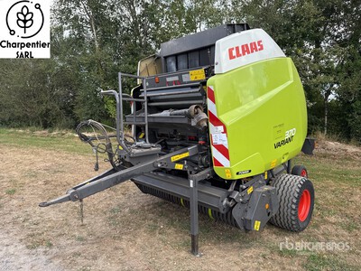 2014 Claas Variant 370 Presse A Balles Rondes 1 Essieu S/A Round Baler