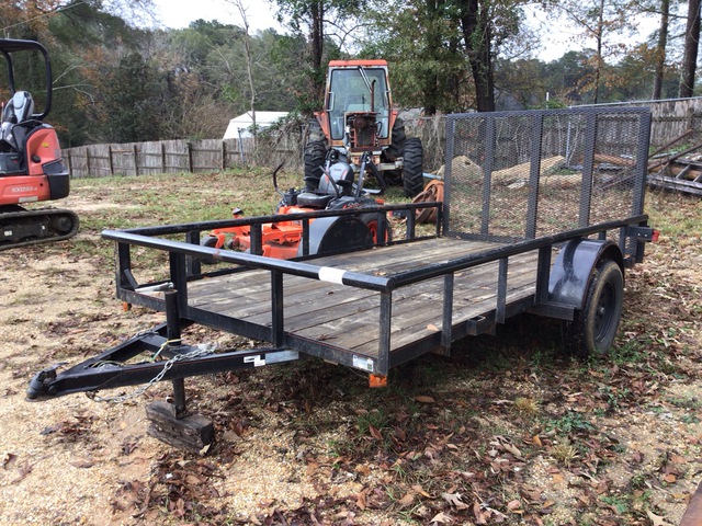 Long Run 612-P 12 ft S/A Utility Trailer