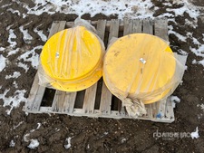 Quantity of (2) Westeel Grain Bin Lids (Unused)