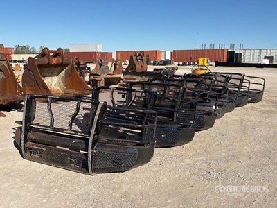 Quantity of (7) Steel Grill Guard Bumper