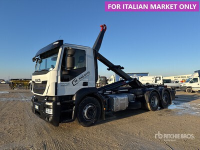 2014 Iveco Stralis 450 6x2 Roll-Off Truck