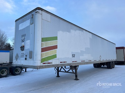 1997 Manac 53 ft x 102 in T/A Gesloten aanhangwagen