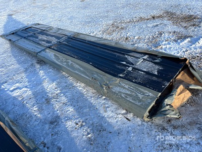 Quantity of (50) 2026 SKLP SKH50 12 ft x 3 ft Corrugated Tin Siding (Unused)