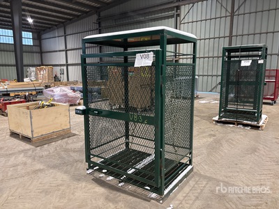 4 ft x 3 ft Compressed Gas Cage Attrezzatura industriale