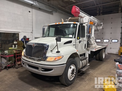 Timberland CP9800 on 2011 International 4300 SBA Durastar 4x2 Cable Placer Truck