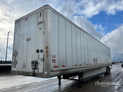 2023 Wabash 53 ft x 102 in T/A Van Trailer