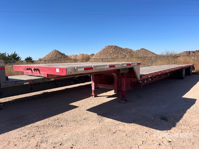 2000 Transcraft 48 ft T/A Spread Axle Single Drop Step Deck Trailer