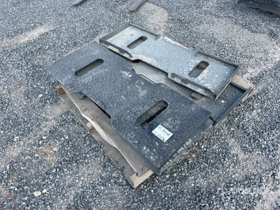 Quantity of (4) All-Star Plaque de montage pour chargeuse à différentiel (Unused)