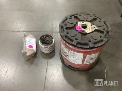 (3) Bellow Connectors, (910’) of Hose, (1) Valve & Assorted Items