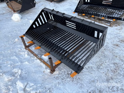 2025 GIYI GY-RB66 66 in Skeleton Rock Skid Steer Bucket (Unused)