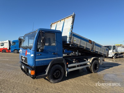 1998 MAN 10.163 4x2 S/A Camión dumper