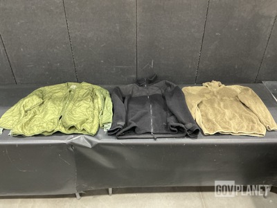 (2) Cold Weather Shirts, (51) Cold Weather Jackets & Assorted Items