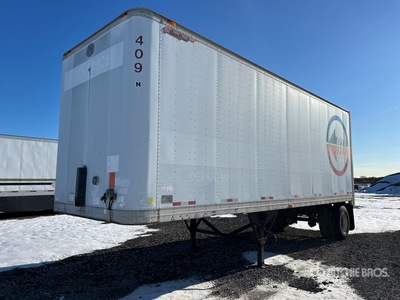 1993 Great Dane 28 ft x 102 in S/A Van Trailer