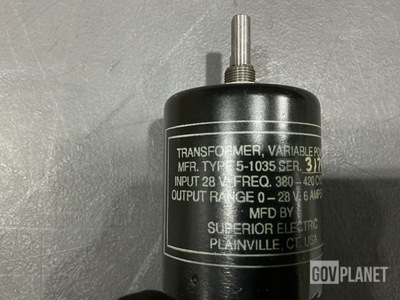 Superior Electric 5-1035 Variable Power Transformer