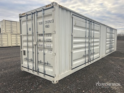 2025 40 ft High Cube Multi-Door Storage Container