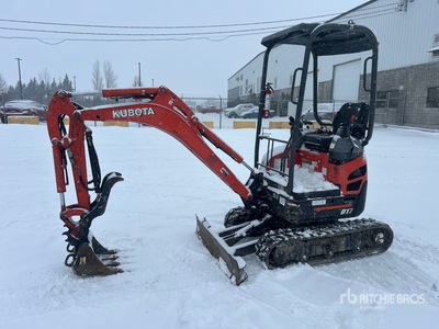 2018 Kubota U17 حفارة صغيرة