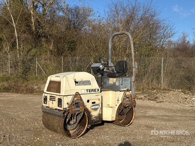 2009 Terex TV1000 Compacteur Vibrant Tandem Double Drum Roller