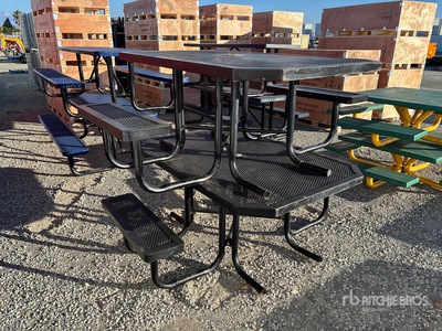 Quantity of 5 1/2 Ft Picnic Table Divers