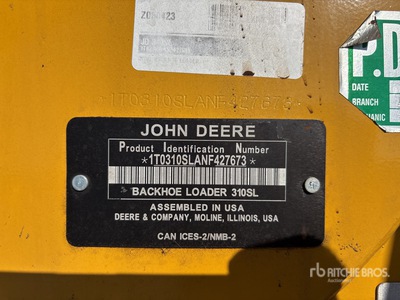 2022 John Deere 310SL 4x4 Terna