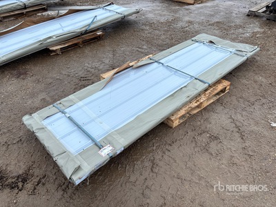 Quantity of (50) 2026 SKLP SK-XH50 10 ft x 3 ft Corrugated Tin Siding その他 - 店舗 & 倉庫 (Unused)