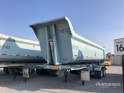 2021 Fruehauf DBRNDHT232W T/A Frameless Remolque de Volteo / Tipping Trailer