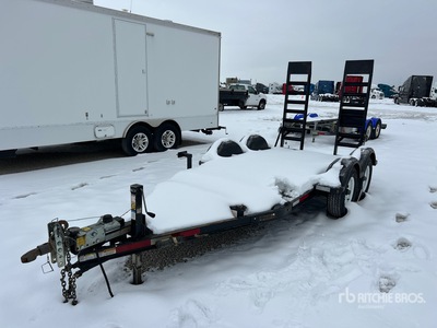 2022 Pratt 17 ft T/A Equipment Trailer