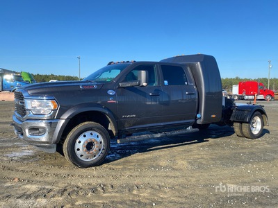 2022 Ram 5500HD 4x4 Crew Cab Hot Shot Autocarro cabina e telaio