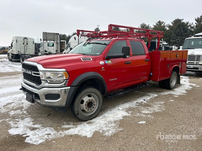 2019 Ram 5500 4x2 Crew Cab Utiliteits vrachtwagen (Inoperable)