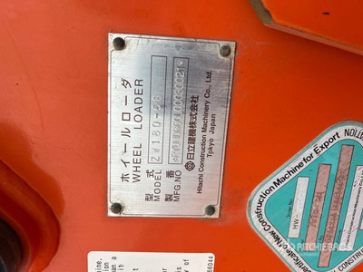 2021 Hitachi ZW 180 Wheel Loader